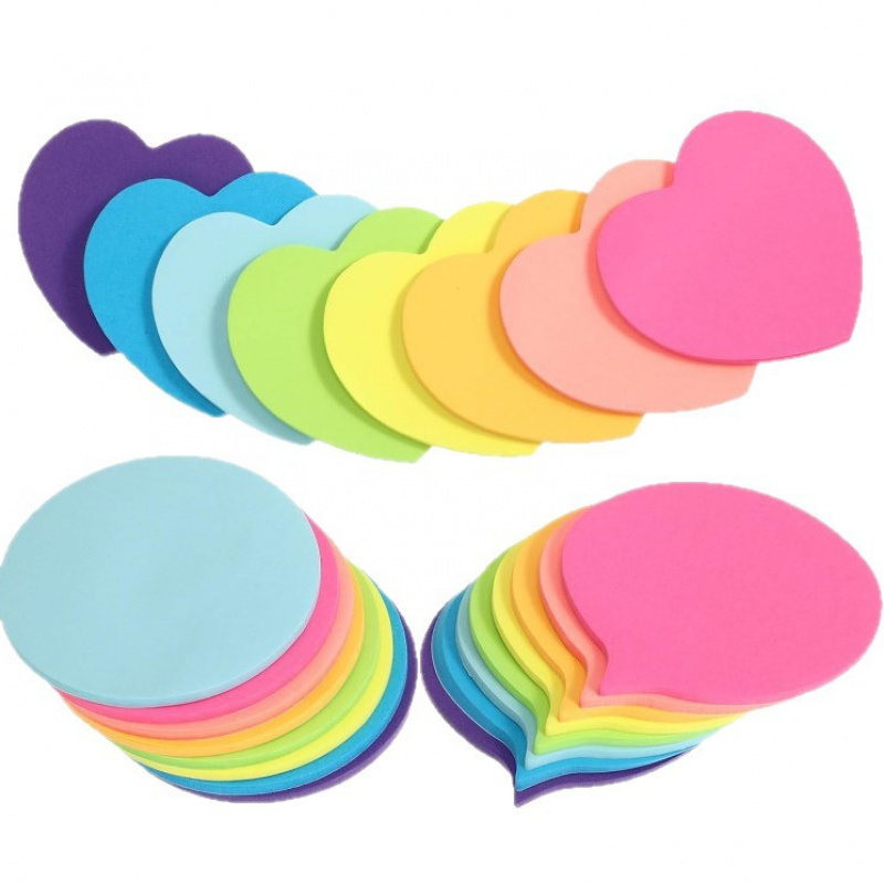 Total Stationery & Office Supply - 【3 Stil Kalp Şeklinde Not Defterleri】Toplam