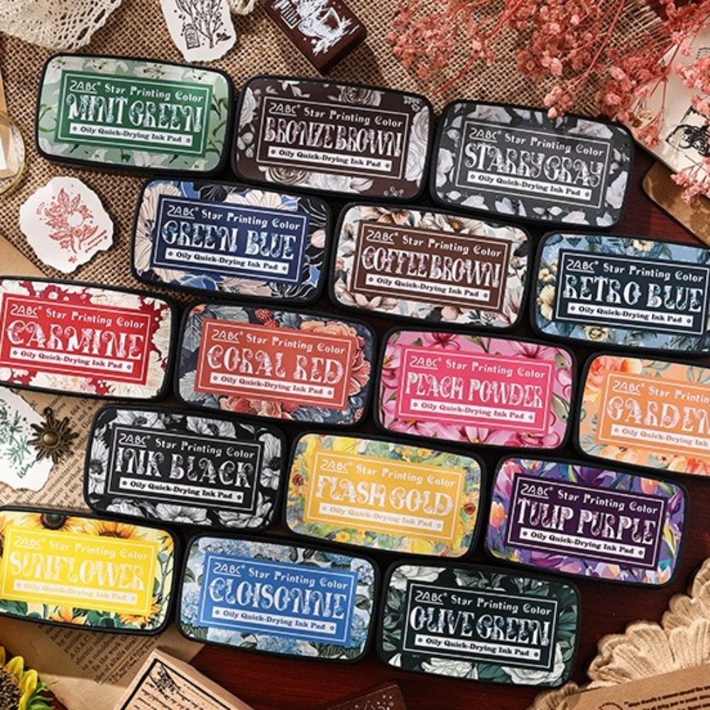 Self Inking Stamp - Renkli Renkli Mürekkep Pedi Planlayıcısı Pullar
