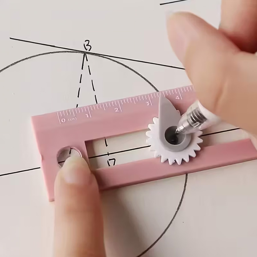 İkisi bir arada Pusula Renkli  - Compass Geometry Set incelemesi ve fiyatı