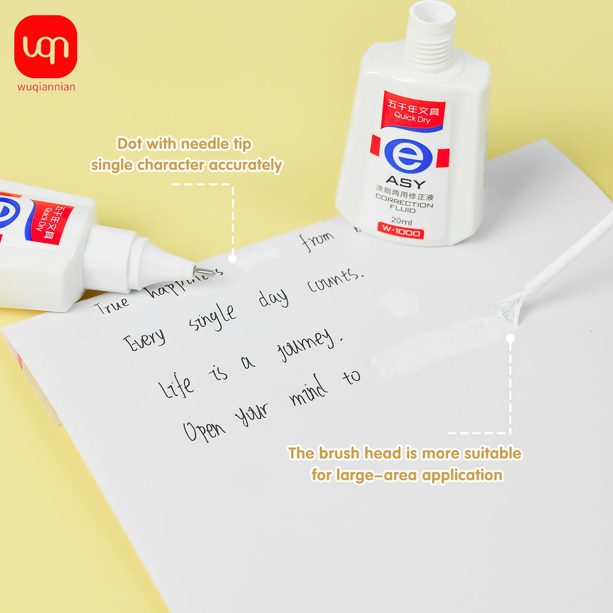 WQN Hızlı Kuruyan Düzeltme Sıv - Correction Fluid White incelemesi ve fiyatı