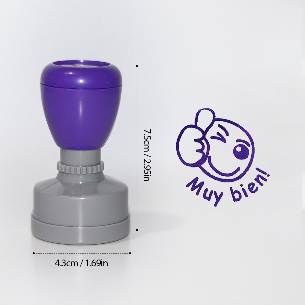 Renkli 3'lü büyük İspanyolca t - Self Inking Stamp incelemesi ve fiyatı