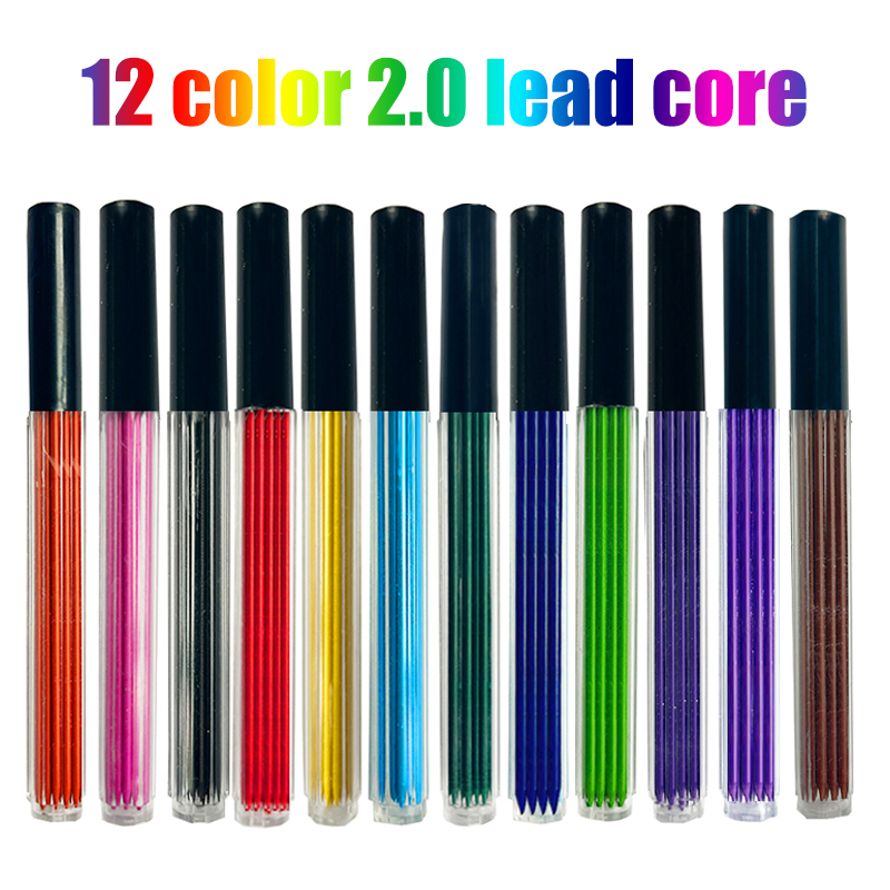 12 Renk 2.0mm HB Otomatik Kale - Mechanical Pencil Lead incelemesi ve fiyatı